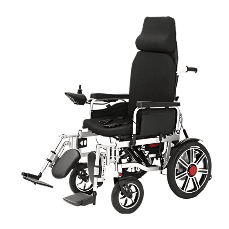 Fauteuil roulant électrique avec repose-tête inclinable adulte en Algérie